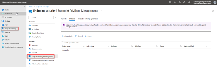 Endpoint privilege management with Microsoft Intune 01