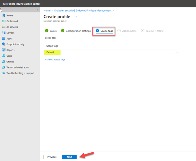 Endpoint privilege management with Microsoft Intune 05