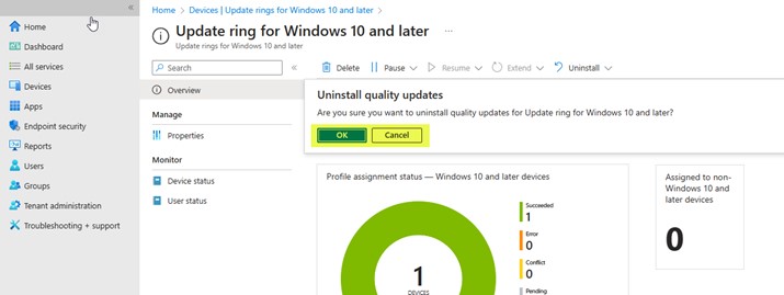 Uninstall Windows 11 Updates Using Intune - Picture 03