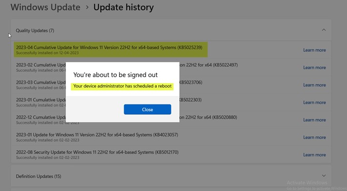 Uninstall Windows 11 Updates Using Intune - Picture 08