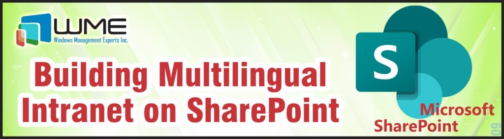 WME Article - Building Multilingual Intranet on Sharepoint