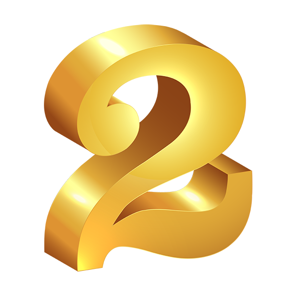 Number 2 PNG