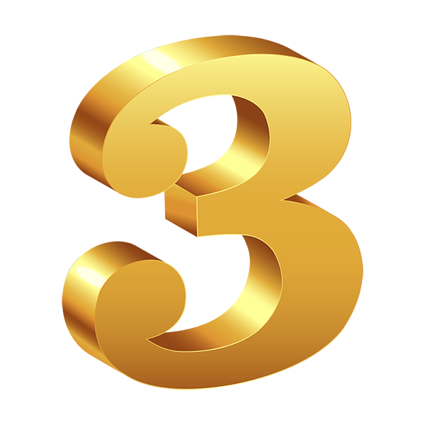 Number 3 PNG