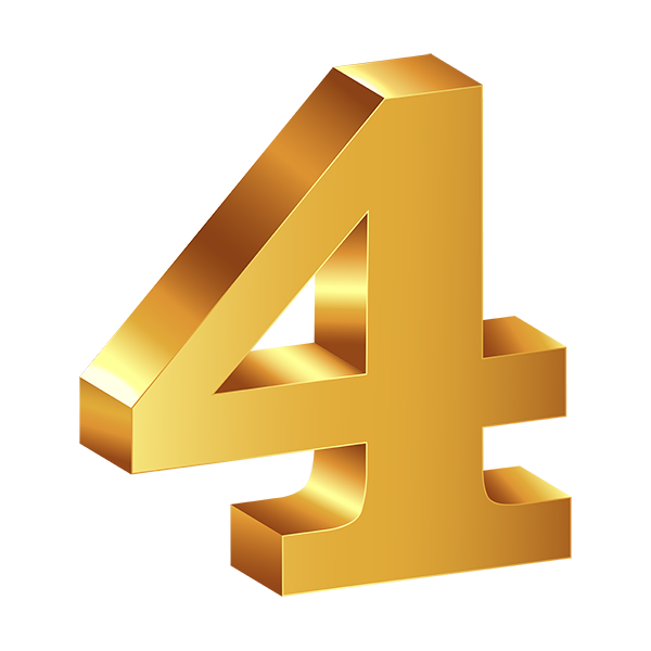 Number 4 PNG