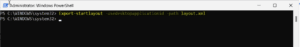 Powershell command to export StartLayout