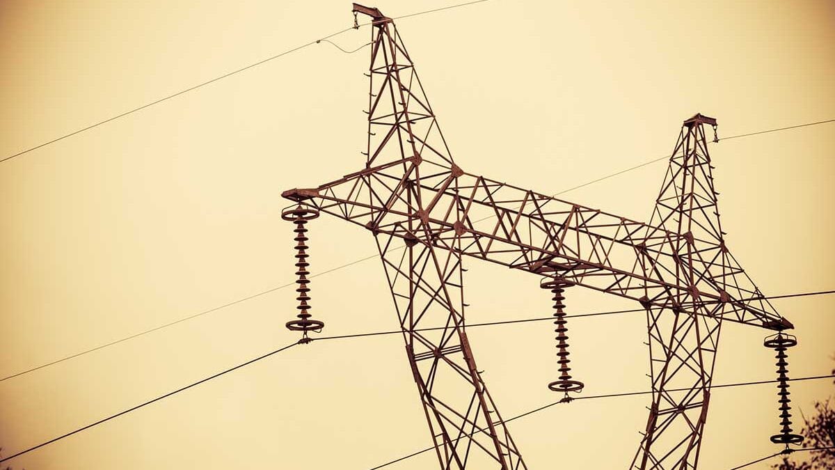 stockphotoscom-3825247 High voltage electric power transmission towers pylons-small